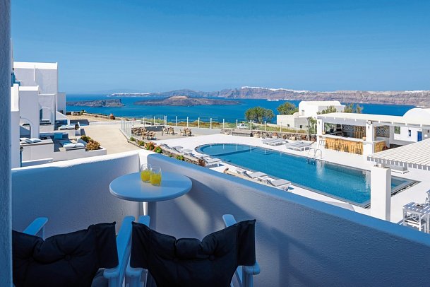 Kalestesia Suites - Wohnbeispiel Suite Komfort Meerblick (Zimmercodierung WFM)