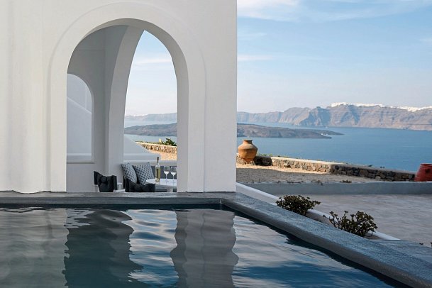 Kalestesia Suites - Wohnbeispiel Familien Maisonette mit kleinem privaten Pool (Zimmercodierung MBR)