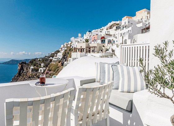 On The Rocks Santorini - Wohnbeispiel Suite Meerblick (Zimmercodierung WBM)
