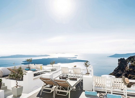 On The Rocks Santorini - Wohnbeispiel Suite Meerblick (Zimmercodierung WBM)
