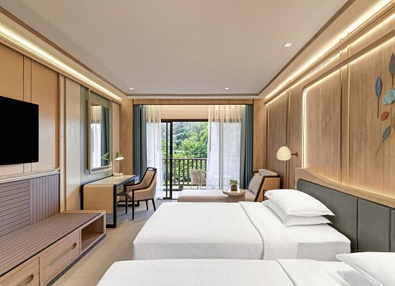 Dusit Thani Krabi Beach Resort - Wohnbeispiel Club Deluxe (Zimmercodierung UL2)