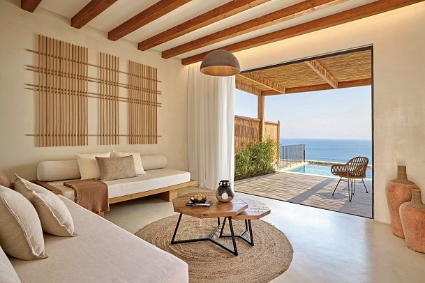 KOIA All-Suite Wellbeing Resort - Wohnbeispiel Suite Deluxe Privatpool (Zimmercodierung WDR)