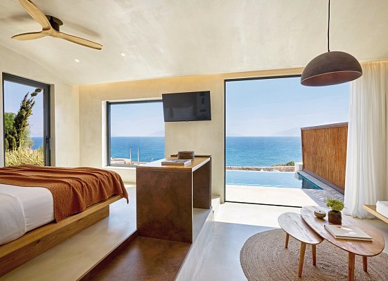 KOIA All-Suite Wellbeing Resort - Wohnbeispiel Suite Privatpool (Zimmercodierung W1R)