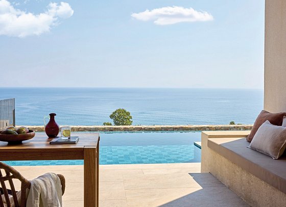 KOIA All-Suite Wellbeing Resort - Wohnbeispiel Suite Deluxe Privatpool (Zimmercodierung WDR)