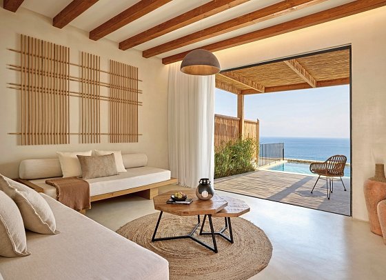 KOIA All-Suite Wellbeing Resort - Wohnbeispiel Suite Deluxe Privatpool (Zimmercodierung WDR)