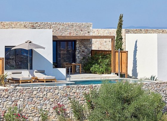 KOIA All-Suite Wellbeing Resort - Wohnbeispiel Suite Deluxe Privatpool (Zimmercodierung WDR)