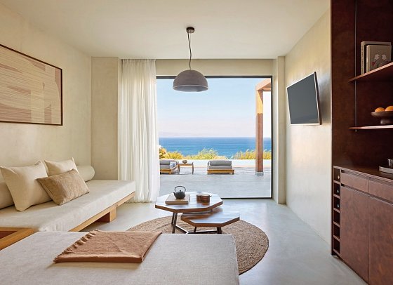 KOIA All-Suite Wellbeing Resort - Wohnbeispiel Suite Deluxe Privatpool (Zimmercodierung WDR)