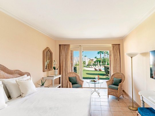 Grecotel LUX ME Kos - Wohnbeispiel Bungalow Poolblick (Zimmercodierung B1P)
