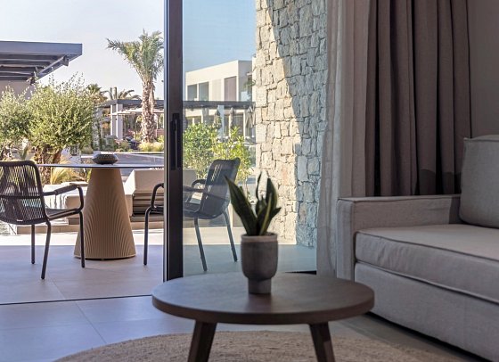 Mosay Kos All Suite Hotel - Wohnbeispiel Suite Premium Swim-Up (Zimmercodierung WMQ)