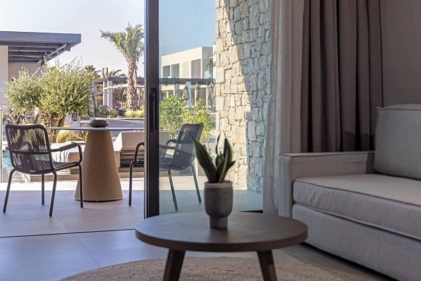 Mosay Kos All Suite Hotel - Wohnbeispiel Suite Premium Swim-Up (Zimmercodierung WMQ)