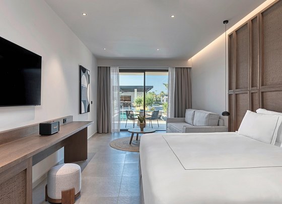 Mosay Kos All Suite Hotel - Wohnbeispiel Suite Premium Swim-Up (Zimmercodierung WMQ)
