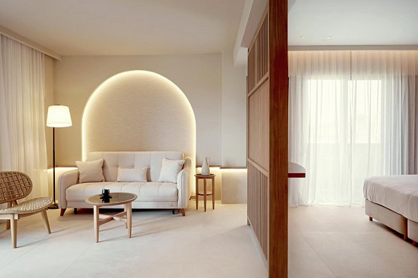 Zeus Kos Beach - Wohnbeispiel Familiensuite Deluxe (Zimmercodierung FD1)