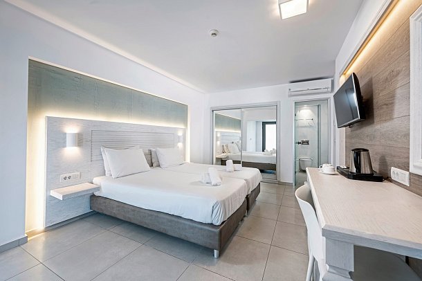 Apollon - Wohnbeispiel Deluxe Veranda Gartenblick (Zimmercodierungen UDG & FD1)