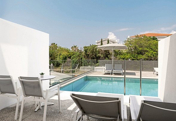 Porto Bello Beach Hotel & Aqua Park - Wohnbeispiel Doppelzimmer Swim-Up (Zimmercodierung DBQ)