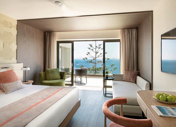 Mitsis Summer Palace - Wohnbeispiel Doppelzimmer Superior Meerblick/ Single mit Kind (Zimmercodierungen DC1 & DSM)