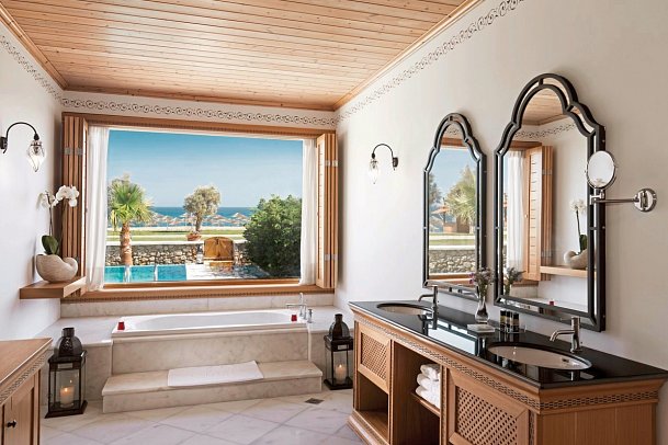 Mitsis Selection Blue Domes - Wohnbeispiel Villa Privatpool (Zimmercodierung VBR)