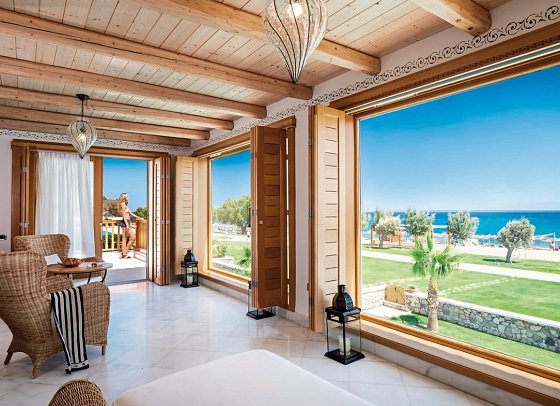 Mitsis Selection Blue Domes - Wohnbeispiel Suite Meerblick (Zimmercodierung W1M)