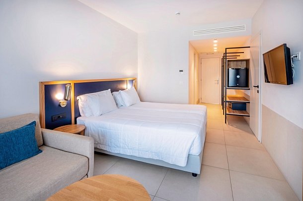 Smy Kos Beach & Splash - Wohnbeispiel Doppelzimmer Gartenblick (Zimmercodierungen D1G & ECG)