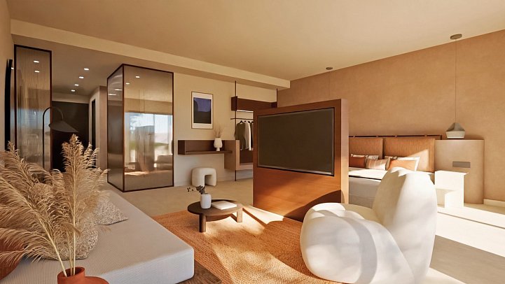 Arato by E-Geo - Wohnbeispiel Grand Suite Private Pool (Zimmercodierung WOR)