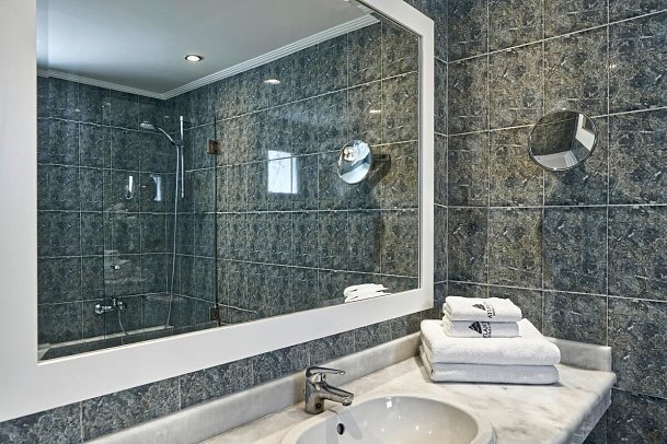 Atlantica Beach Resort Kos - Wohnbeispiel Juniorsuite Gartenblick Resort (Zimmercodierungen JBG & JBM)