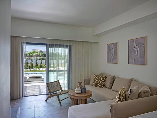 Atlantica Beach Resort Kos - Wohnbeispiel Maisonette Suite Privatpool Residences (Zimmercodierung MBR)