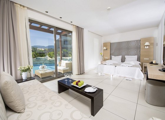 Astir Odysseus Resort & Spa - Wohnbeispiel Suite Executive Gemeinschaftspool (Zimmercodierung WTP)