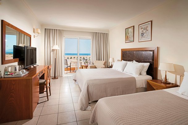 Porto Bello Royal Resort & Spa - Wohnbeispiel Doppelzimmer Superior seitl. Meerblick (Zimmercodierung DSN)