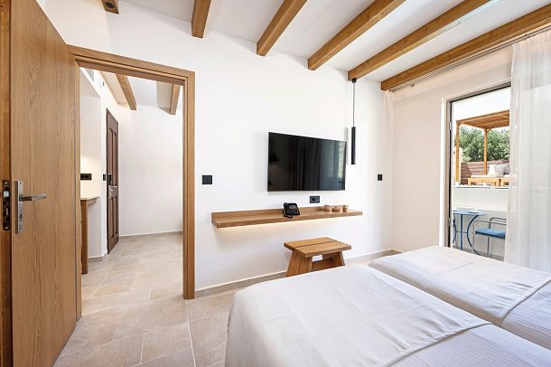 Aegean Houses - Wohnbeispiel Apt. 1 Schlafzimmer Superior Privatpool (Zimmercodierung ASR)