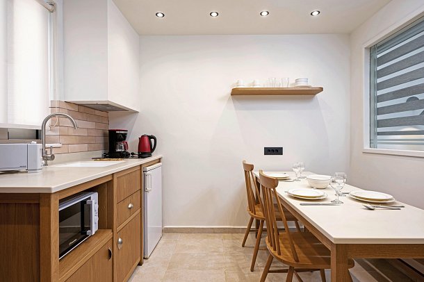 Aegean Houses - Wohnbeispiel Apt. 1 Schlafzimmer Superior Privatpool (Zimmercodierung ASR)