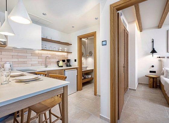 Aegean Houses - Wohnbeispiel Appartement 1 Schlafzimmer (Zimmercodierung AB1)
