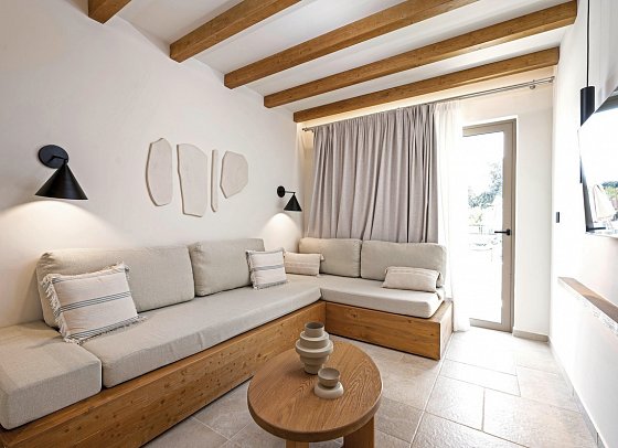 Aegean Houses - Wohnbeispiel Appartement 1 Schlafzimmer Superior (Zimmercodierung AS1)
