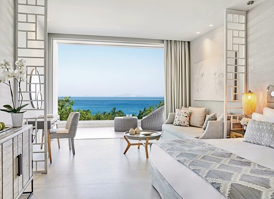 Ikos Aria - Wohnbeispiel Juniorsuite Meerblick (Zimmercodierung J1M)