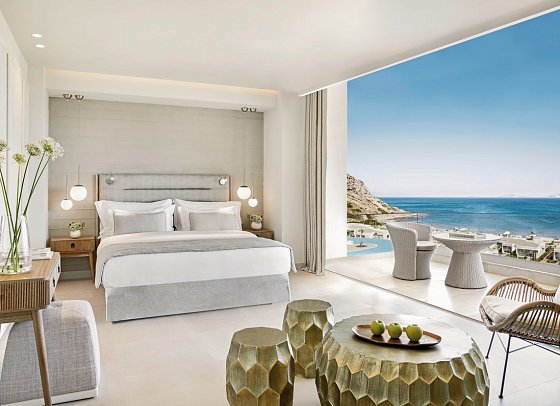 Ikos Aria - Wohnbeispiel Juniorsuite Panorama Meerblick (Zimmercodierung JBM)