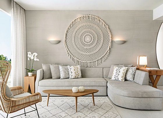 Ikos Aria - Wohnbeispiel Bungalow Deluxe Suite 1 Schlafzimmer Strandseite (Zimmercodierung BD1)