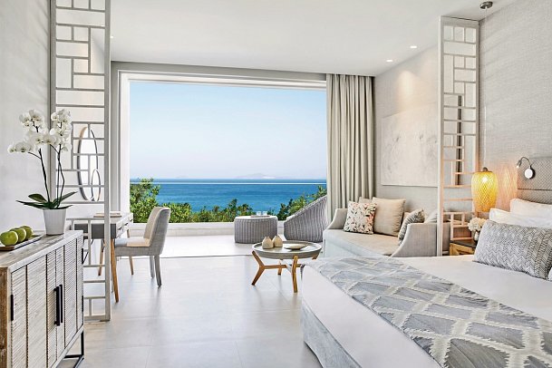 Ikos Aria - Wohnbeispiel Juniorsuite Meerblick (Zimmercodierung J1M)