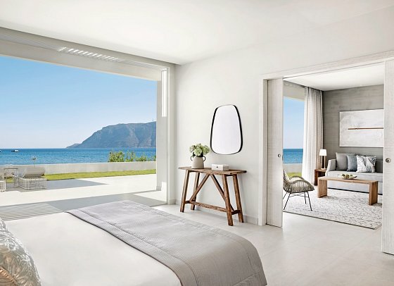 Ikos Aria - Wohnbeispiel Bungalow Deluxe Suite 2 Schlafzimmer Strandseite (Zimmercodierung BD4)