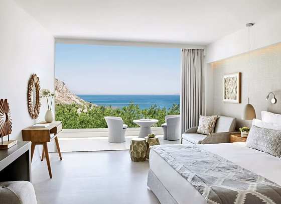 Ikos Aria - Wohnbeispiel Dreibettzimmer Superior seitl. Meerblick (Zimmercodierung TSN)