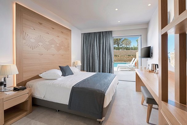 Blue Lagoon Ocean - Wohnbeispiel Doppelzimmer Swim-Up mit Gartenblick (Zimmercodierung DBQ)