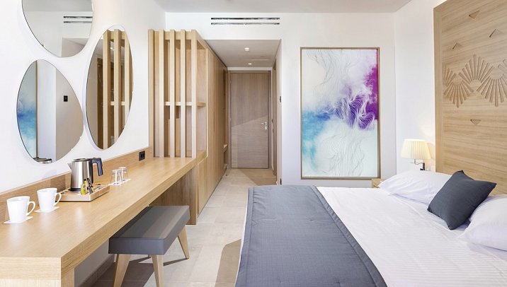 Blue Lagoon Ocean - Wohnbeispiel Doppelzimmer Gartenblick (Zimmercodierung D1G)