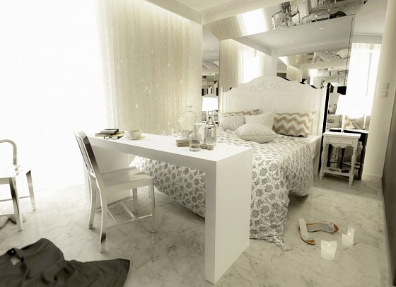 Diamond Boutique - Wohnbeispiel Doppelzimmer (Zimmercodierung DB1)