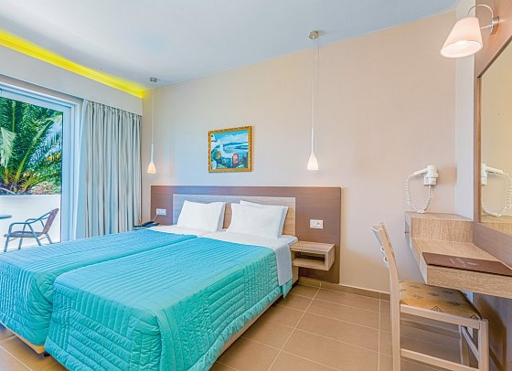 Esperia Hotel - Wohnbeispiel Einzelzimmer Standard (Zimmercodierung EG1)