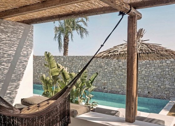 OKU Kos - Wohnbeispiel Juniorsuite Swim-Up (Zimmercodierung JBQ)