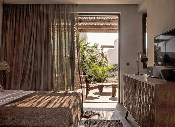 OKU Kos - Wohnbeispiel Doppelzimmer Gartenblick (Zimmercodierung DBG)