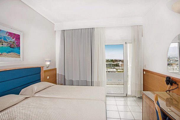 Atlantis Hotel Kos - Wohnbeispiel Doppelzimmer Meerblick (Zimmercodierung D1M)