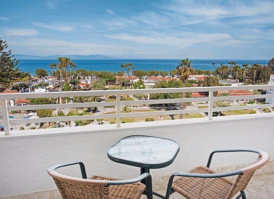 Atlantis Hotel Kos - Wohnbeispiel Doppelzimmer Meerblick (Zimmercodierung D1M)