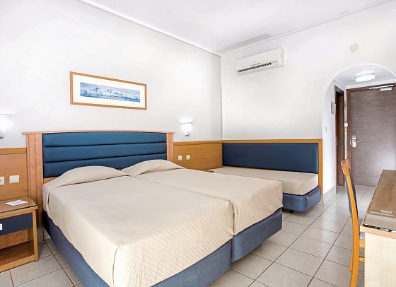 Atlantis Hotel Kos - Wohnbeispiel Doppelzimmer Meerblick (Zimmercodierung D1M)