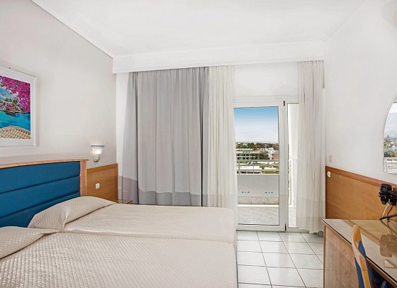 Atlantis Hotel Kos - Wohnbeispiel Doppelzimmer Meerblick (Zimmercodierung D1M)