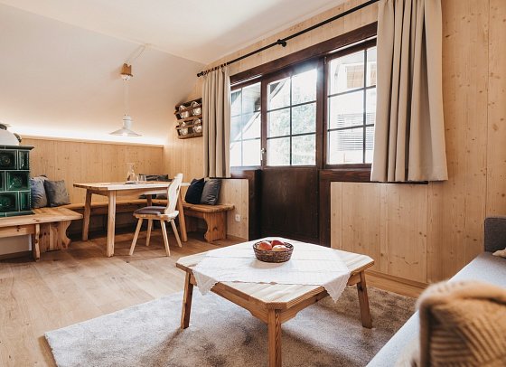 Naturel Hoteldorf SCHÖNLEITN - Wohnbeispiel Suite Federleicht 2 Raum (Zimmercodierung WB1)