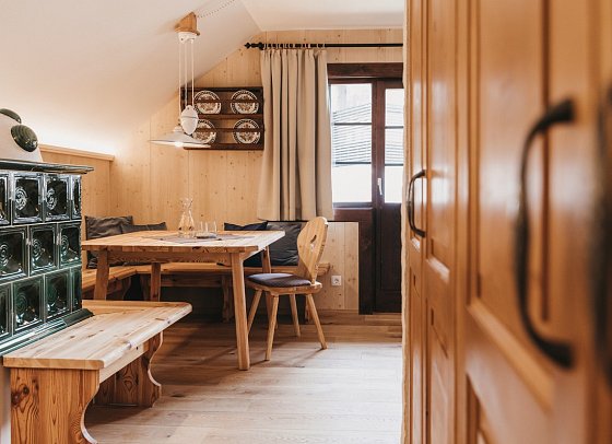 Naturel Hoteldorf SCHÖNLEITN - Wohnbeispiel Appartement Schwindelfrei 2 Raum (Zimmercodierung AB1)
