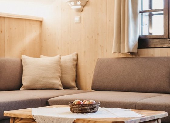 Naturel Hoteldorf SCHÖNLEITN - Wohnbeispiel Appartement Schwindelfrei 2 Raum (Zimmercodierung AB1)